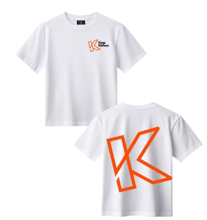 Summer White Big K tee